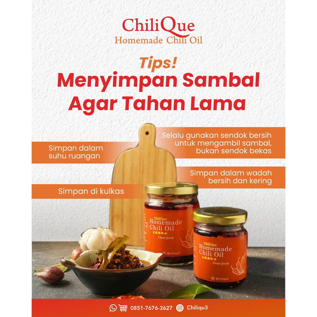 

Chili Oil Orinal / Minyak Cabai/ Orinal /Bahan Premium /Pedas Gurih