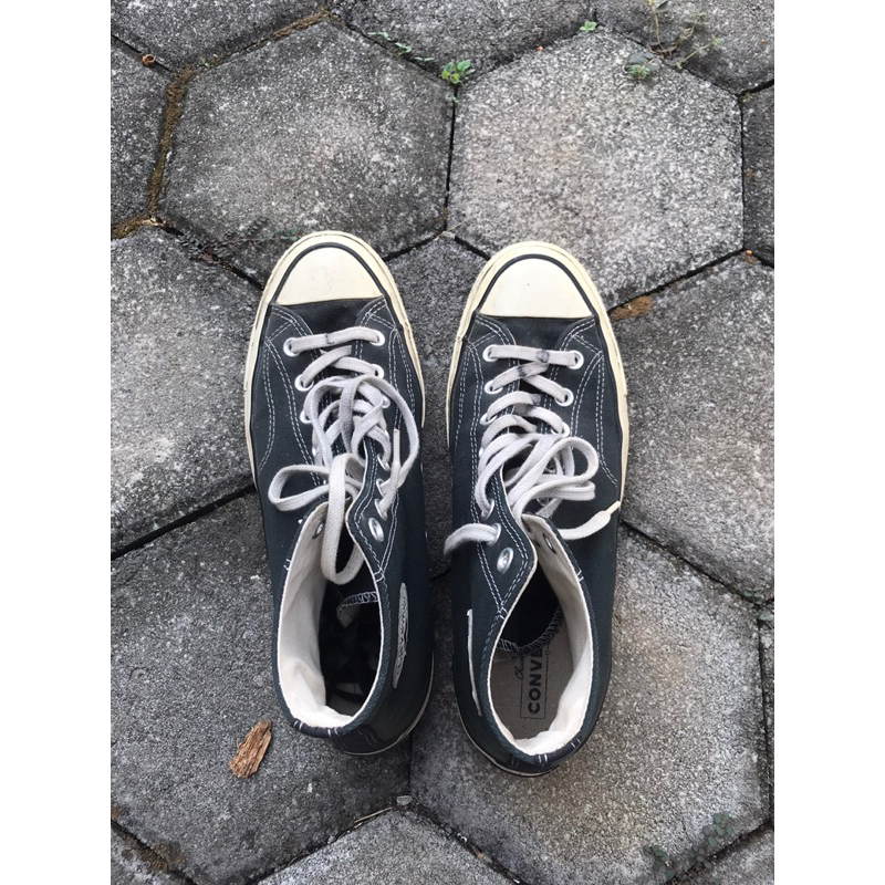 Converse CHUCK 70 HI Unisex Sneakers - Black preloved bekas second