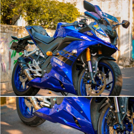 Undercowl Model R1 PNP Untuk R15 V3 UC Yamaha R15 V3 Model R1