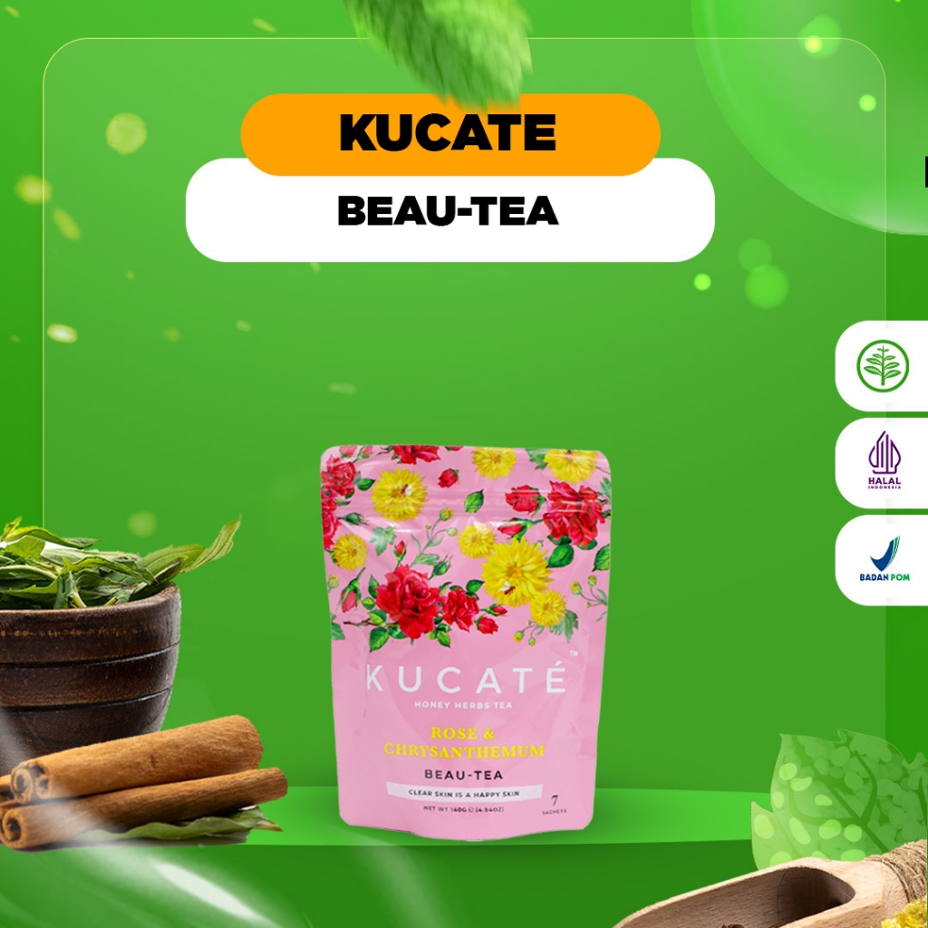 

Kucate Beau Tea Mengatasi Masalah Kulit Wajah Isi 7 Sachet