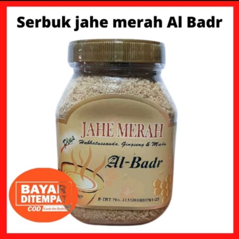 

jahe merah zein merek al badr plus Habbatussauda Toples isi 330 gram