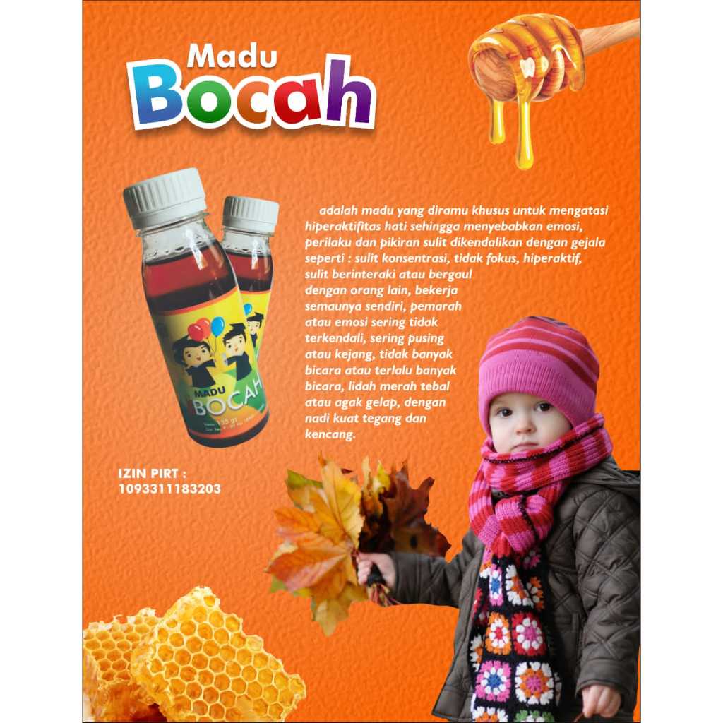 MADU BOCAH Mengatasi anak autis dan hiperaktif