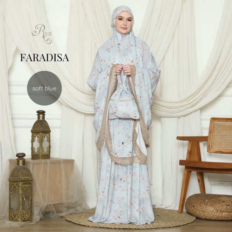 FARADISA Mukena Premium Terbaru 2024 Original By Ryn Rayyan Series Mukenah Motif Dewasa Jumbo Katun 