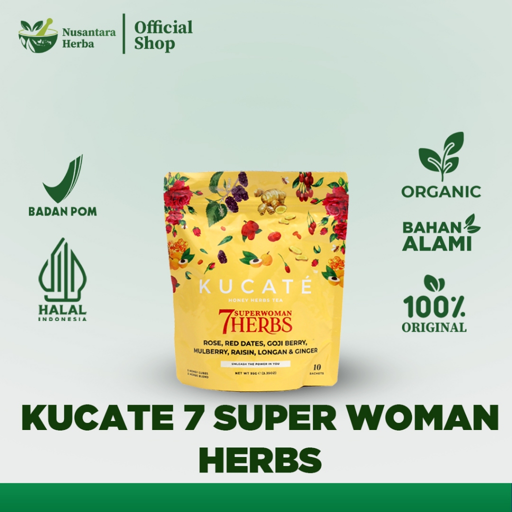 

Kucate Superwomen - Tea Kesehatan Dengan ekstak bunga ros meringankan masalah pencernaan 10 Sachet
