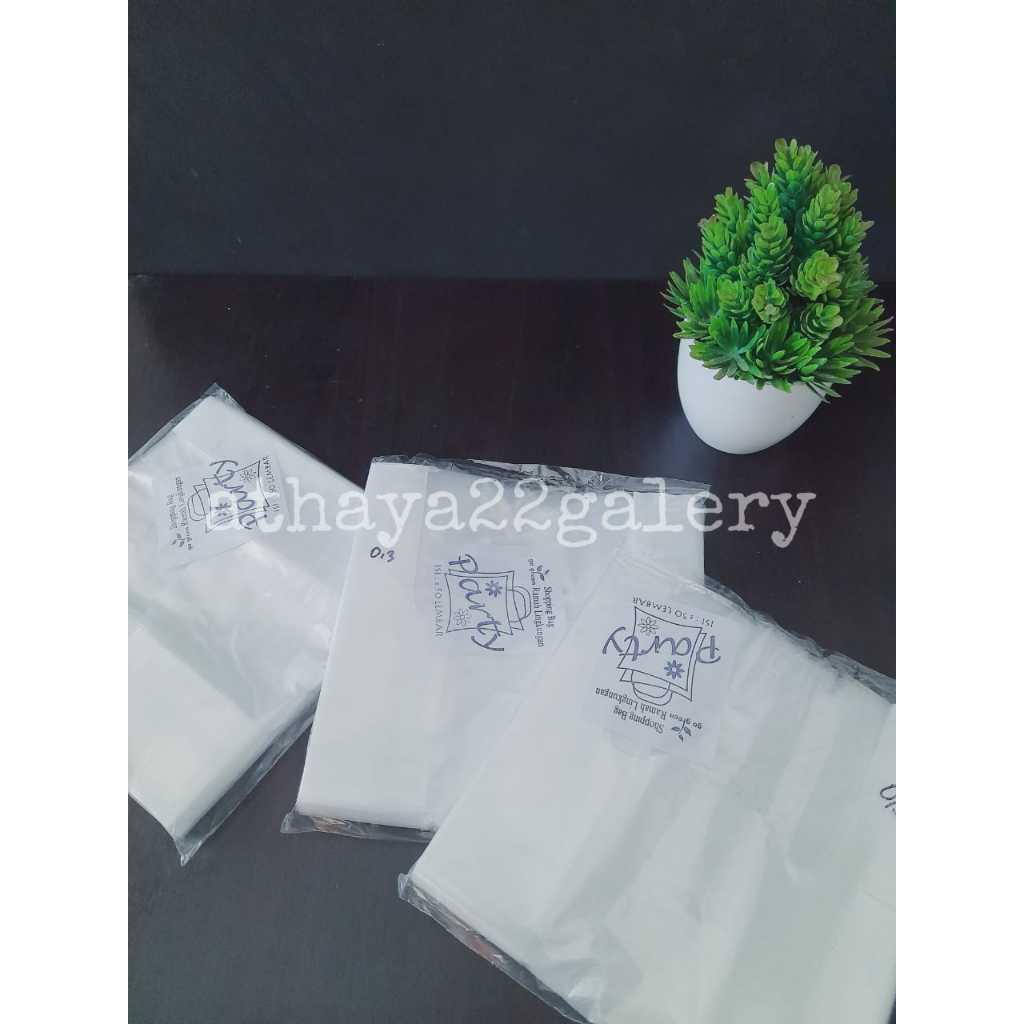 RK KANTONG KRESEK PLASTIK PE BENING 20 ISI 50 LEMBAR