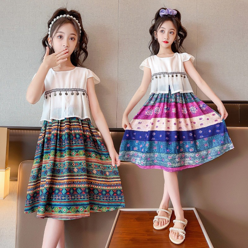 CD1123 Tradisional Qipao Adat | Dress Adat Choengsam Remaja Anak Perempuan | Baju Anak