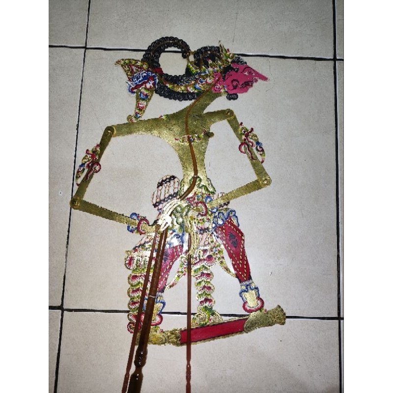wayang setiyaki kulit kebo gegel kuningan tuding fiber
