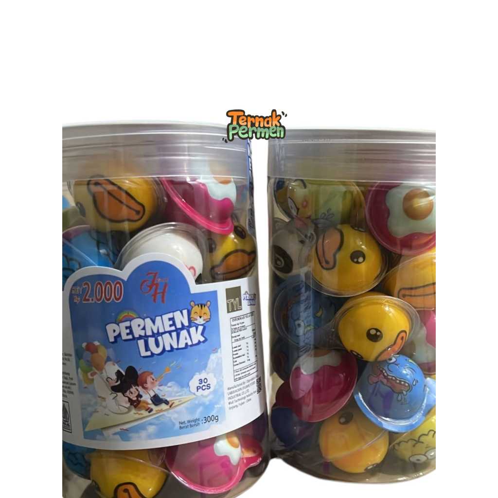 

PERMEN LUNAK BULAT JH TOPLES ISI 30 PCS