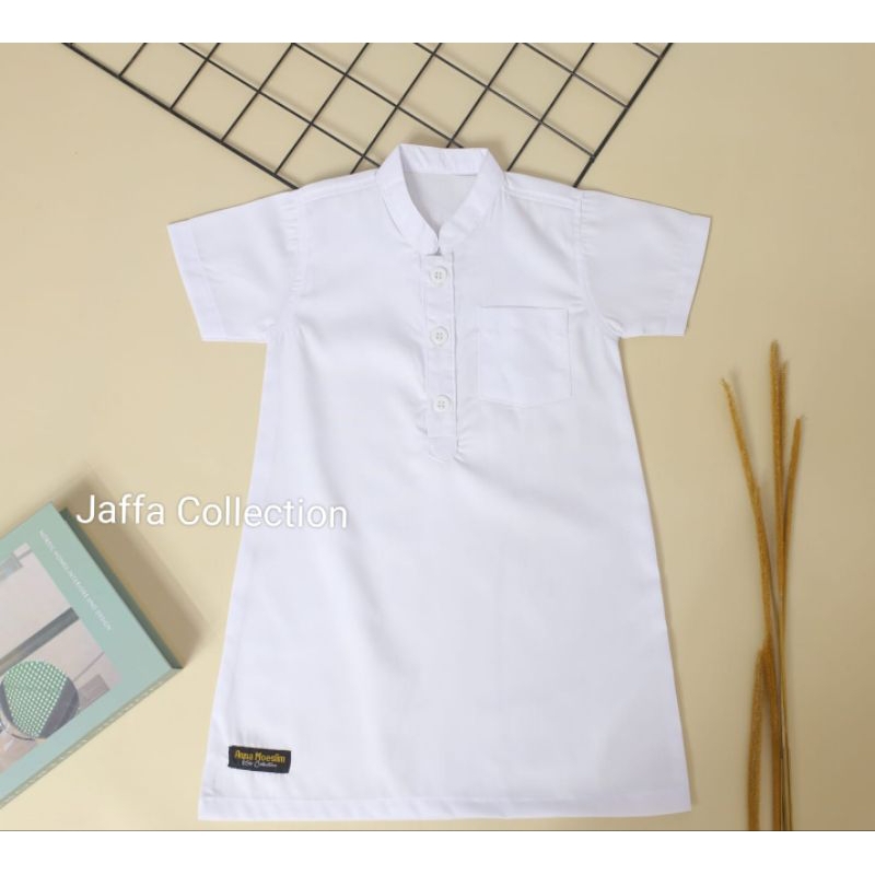 Jubah bayi laki-laki//jubah aqiqah bayi//jubah Koko anak laki-laki premium//Jubah polos lengan pende