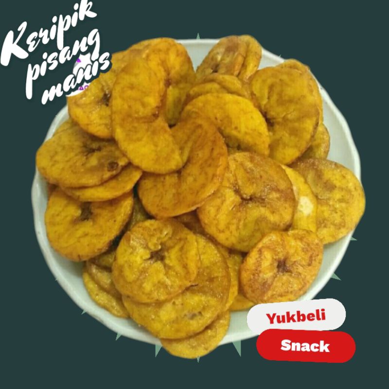 

kripik pisang manis/kripik pisang tanduk/kripik pisang enak/1000gr