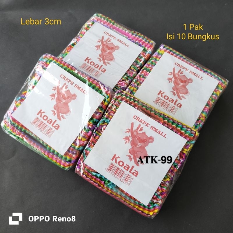 

1 Pak Kertas Krep Potong Warna Warni / Kertas Dekorasi