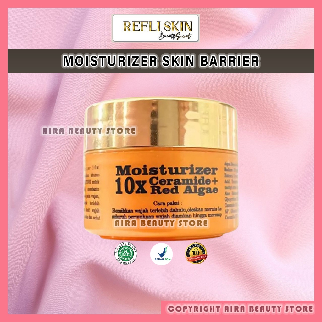 Moisturizer Skin Barrier 7x Ceramide + Algae Original BPOM by Refli Skin x Lglow Beauty