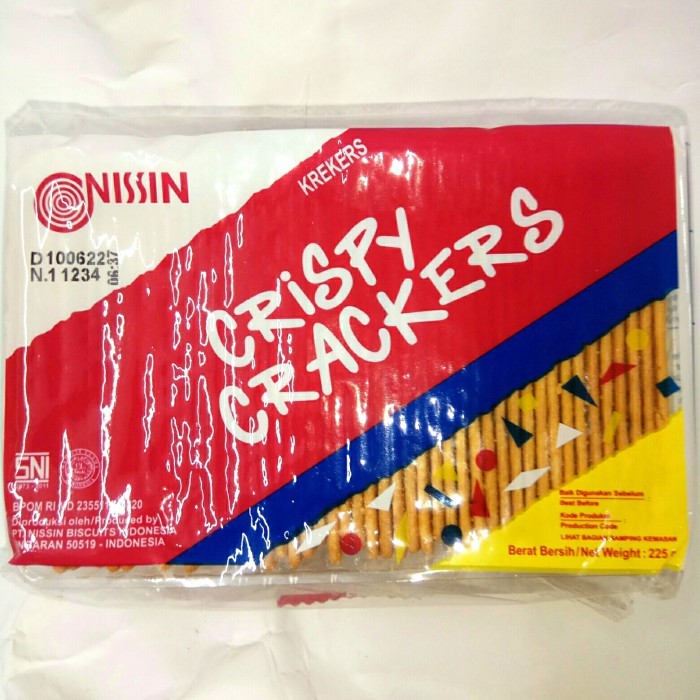 

Nissin Crispy Crackers 225gr pak / Nissin Crispy Crackers