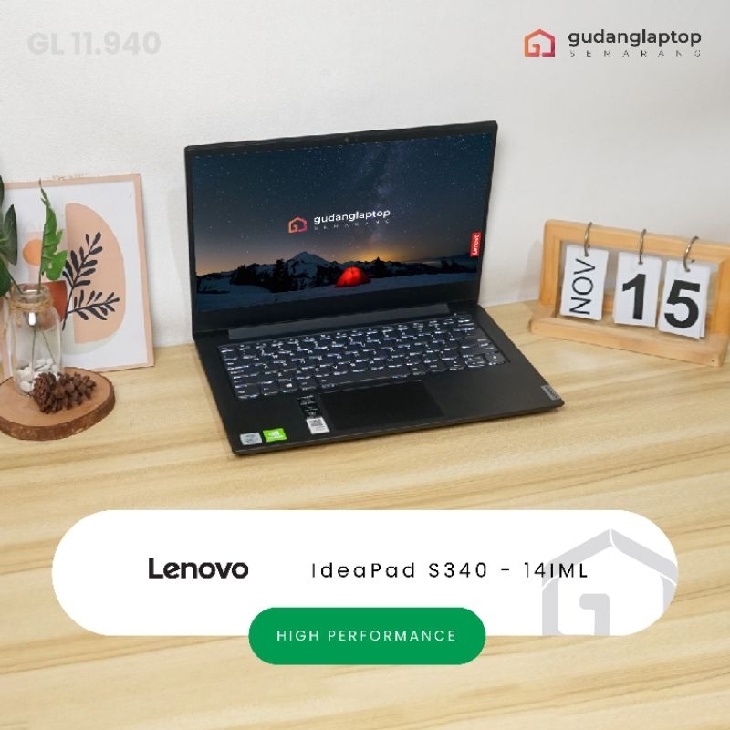 LENOVO IdeaPad S340 - 14IML Intel Core i7-10510U 8/512 Nvida MX230, Backlight, 14 inch FHD IPS | GL1