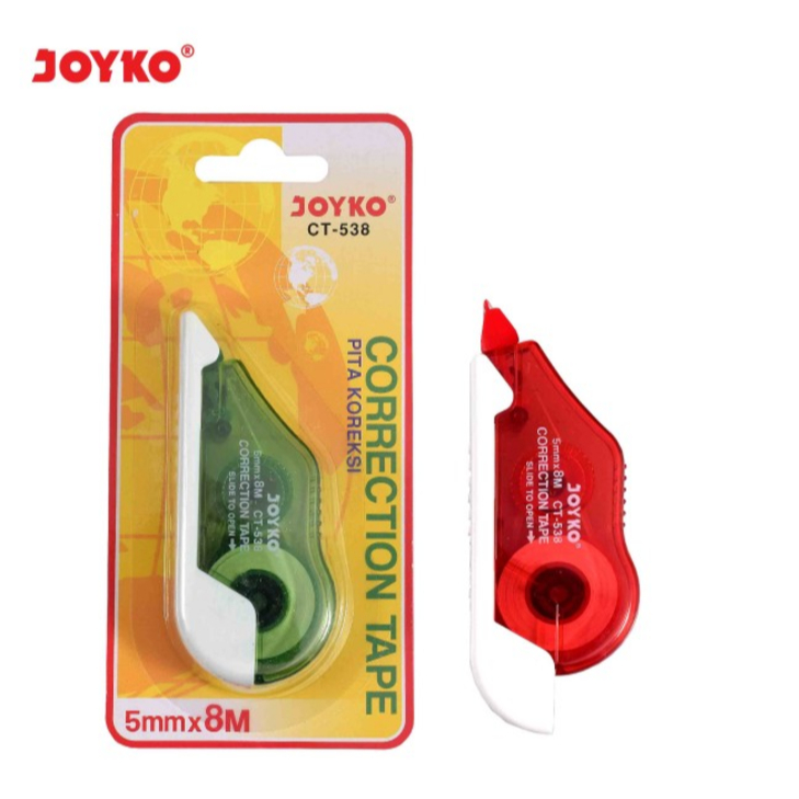 

Correction Tape Pita Koreksi Tipe X Kertas Joyko Ct-538