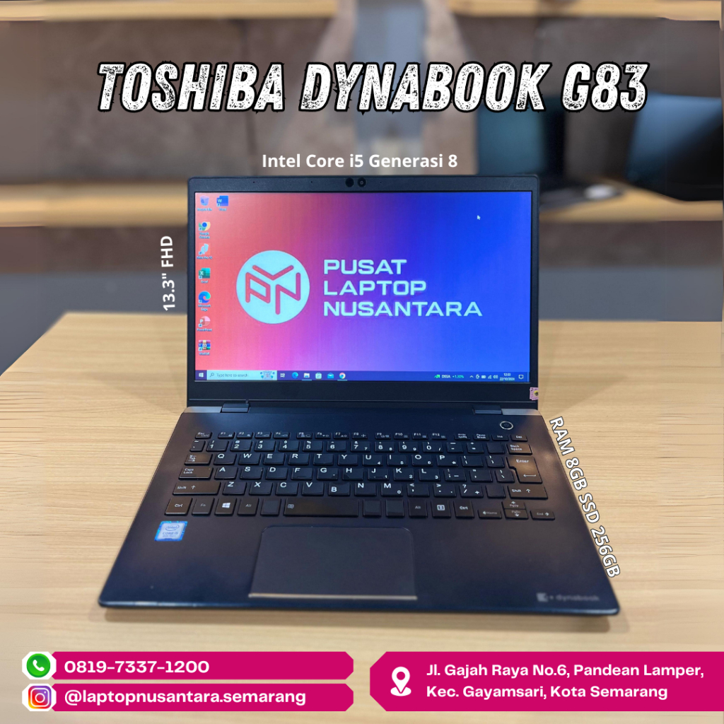 Laptop Toshiba Dynabook G83 Core i5 Gen 8