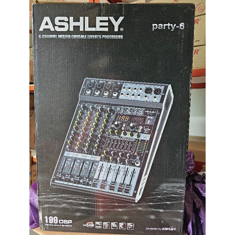 Mixer Ashley Party 6 channel / mixer ashley party 6