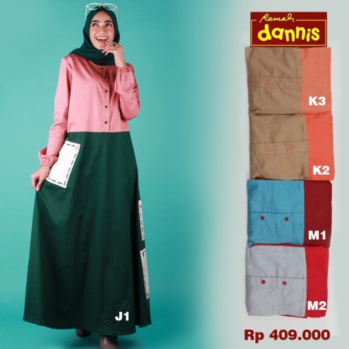 [L] SALE 30% [RUMAH DANNIS] Abaya Gamis Jubah Wanita Dewasa Rumah Dannis Size L SALE Obral 30%