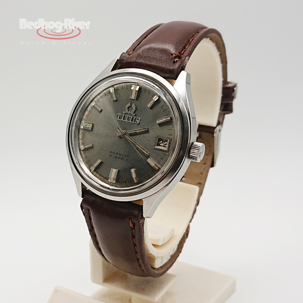 Vintage Titus Incabloc 17 Jewels Men's Manual Winding Watch