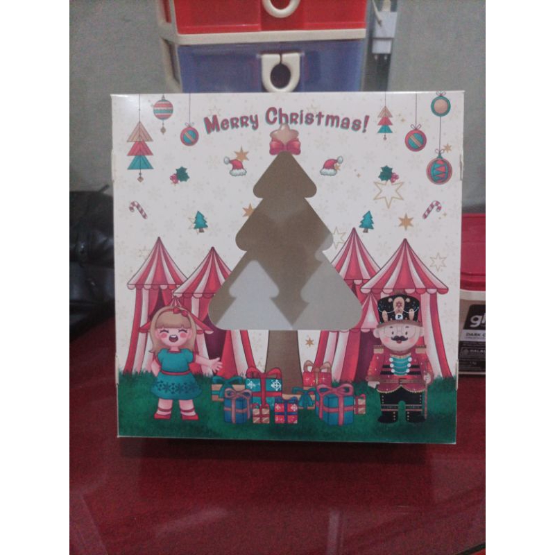 

Dus Square Box Merry Christmas Edisi Natal 22x22x7.5