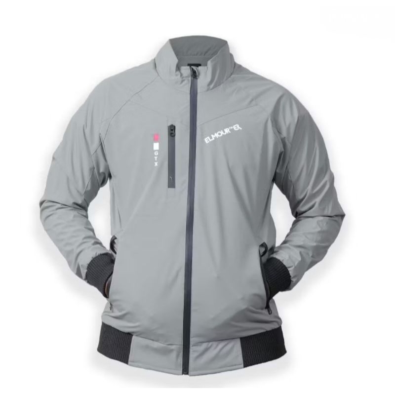 Jaket motor pria elmour bahan goretex bahan adem