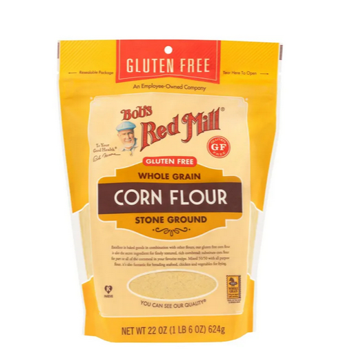 

Bob'd Red Mill Gluten Free Whole Grain Corn Flour 624g
