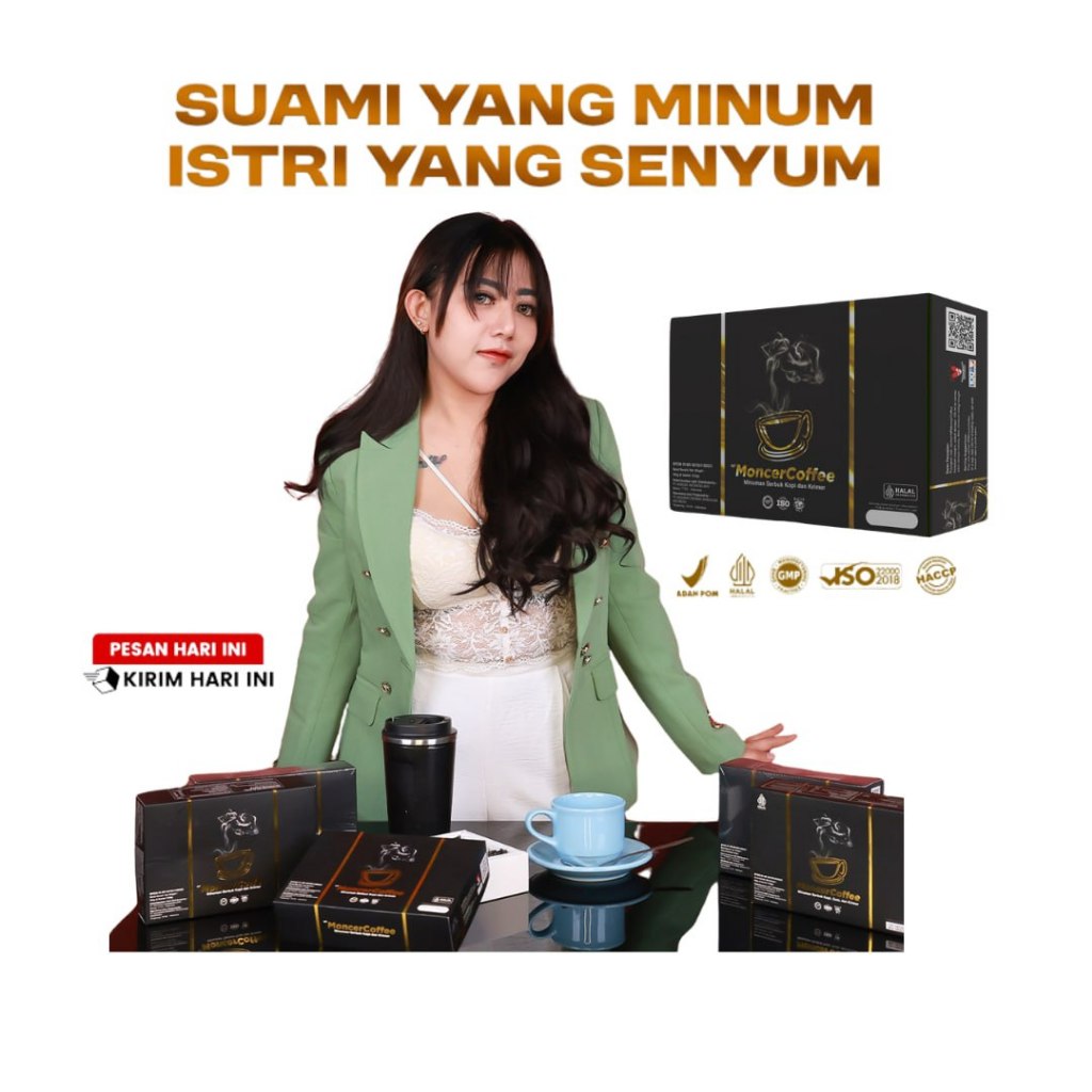 

NF Monnceer Coffee Pria Original Jaga Stamina dan Performa Aman Bpom