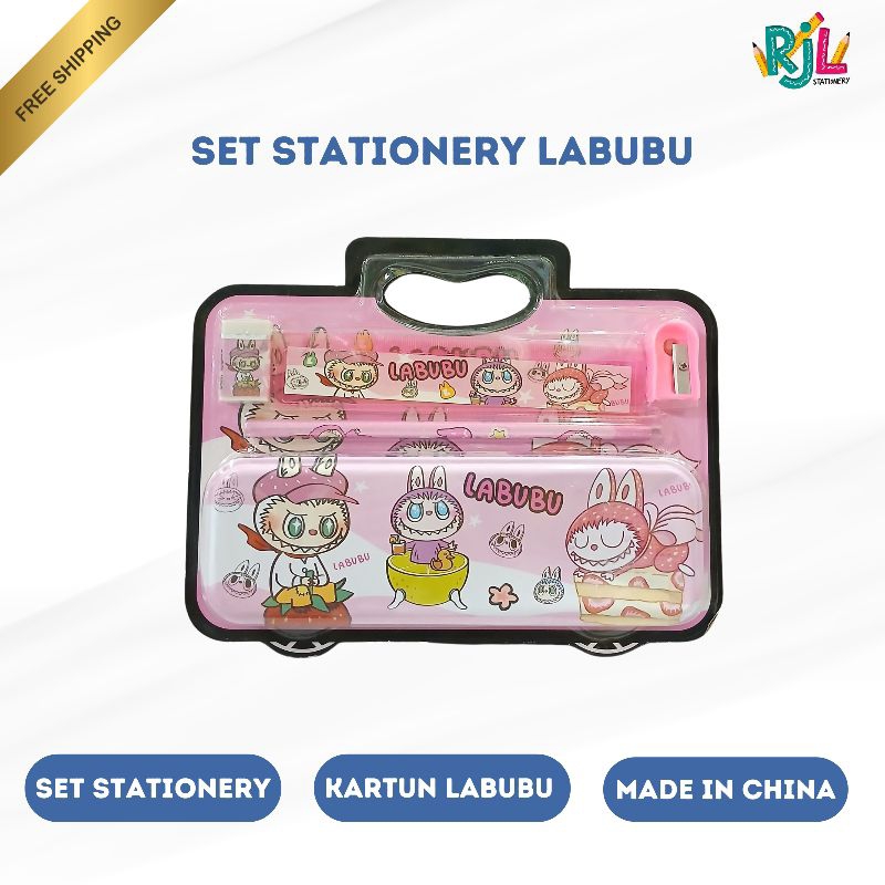 

Stationery Set | Alat Tulis Set | Kartun Labubu Terbaru