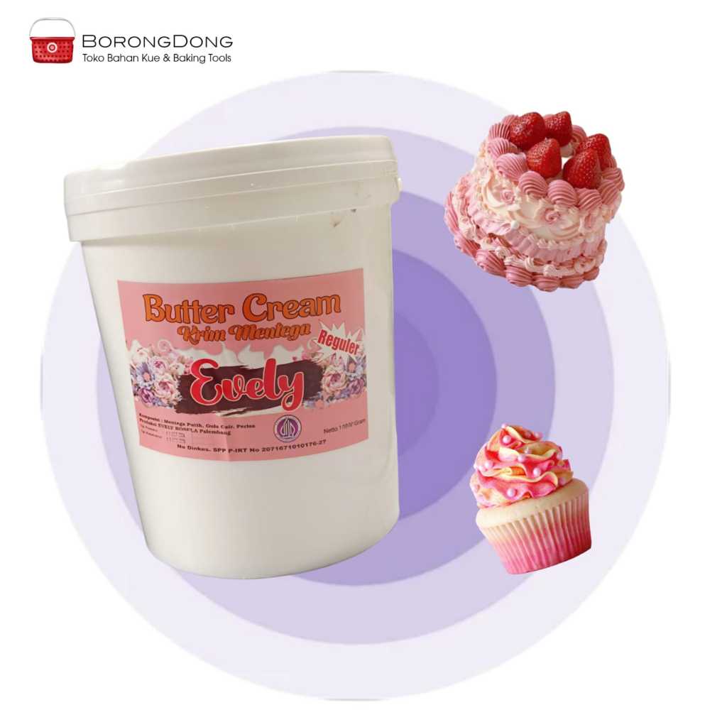 

Butter Cream Evely / Buttercream Siap Pakai