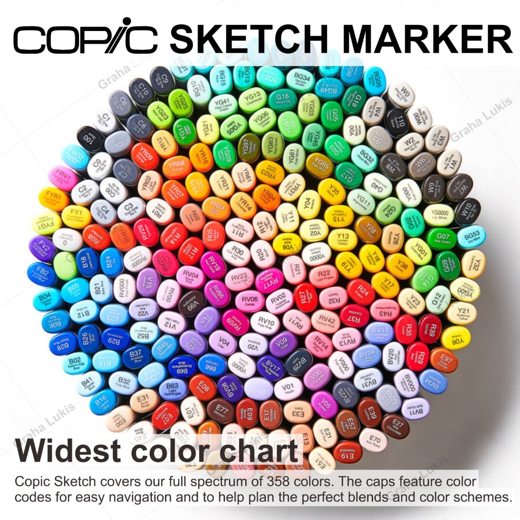 

H7Y COPIC SKETCH MARKER VARIAN C - Cool Gray