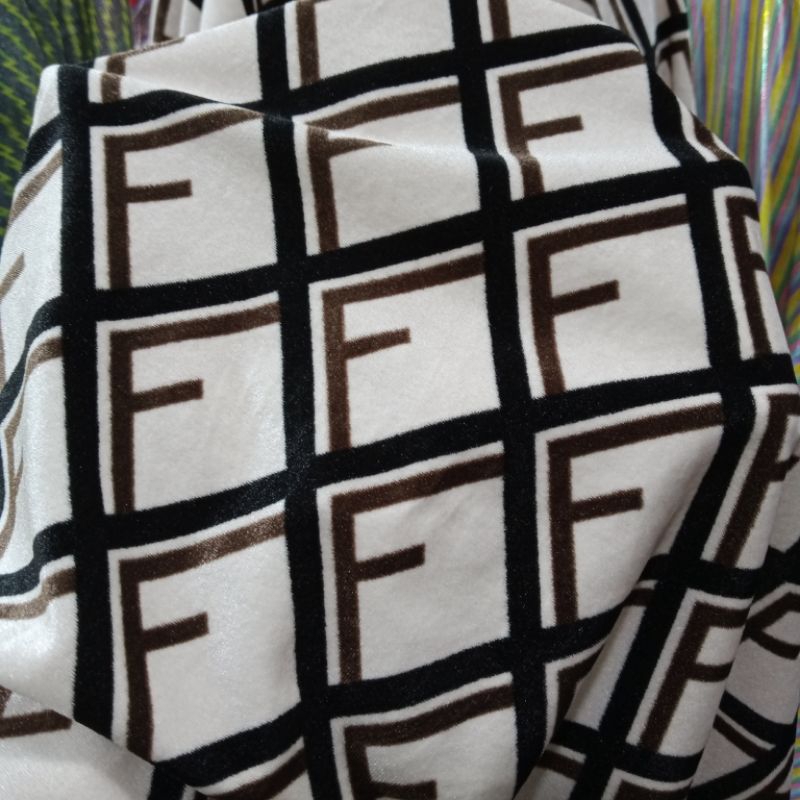 Kain bludru motif - kain bludru import - kain bludru martin