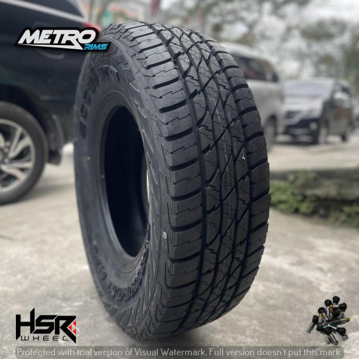 ban semi offroad/lumpur ring 17 285/75 merk accelera omikron AT ukuran 285 75 R17 mobil Jeep LC