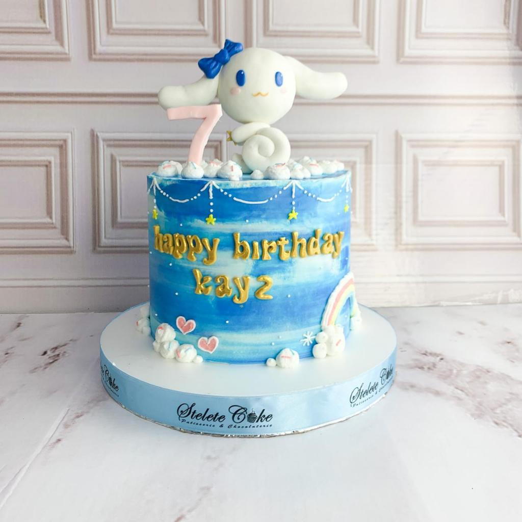 

Kue Ulang Tahun/Birthday cake/Kue Ultah tema Cinnamoroll/Kue Birthday Jakarta