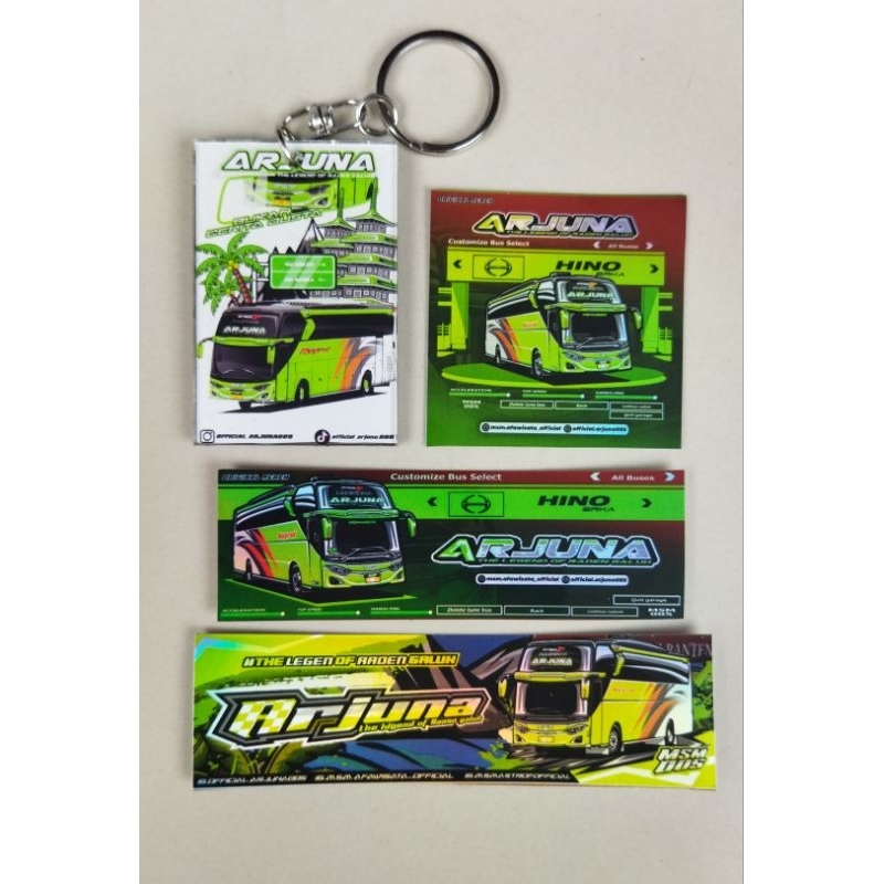 Ganci Arjuna & Sadewa + bonus 3 stiker