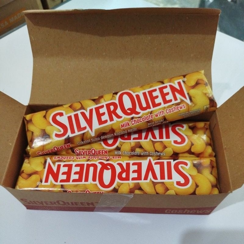 

[abqariah.shop] Silverqueen isi 10 55gr ukuran besar