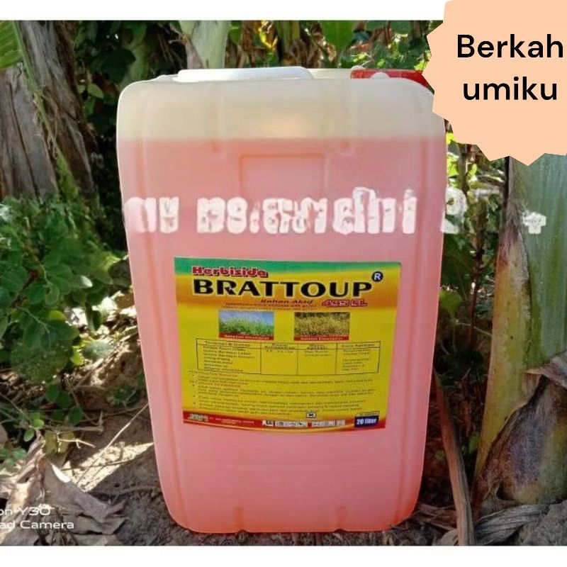 HERBISIDA BRATTOUP 495SL 20LITER HERBISIDA TRAVIXON PARAKUAT 20LITER / Herbisida  paraquat travixone