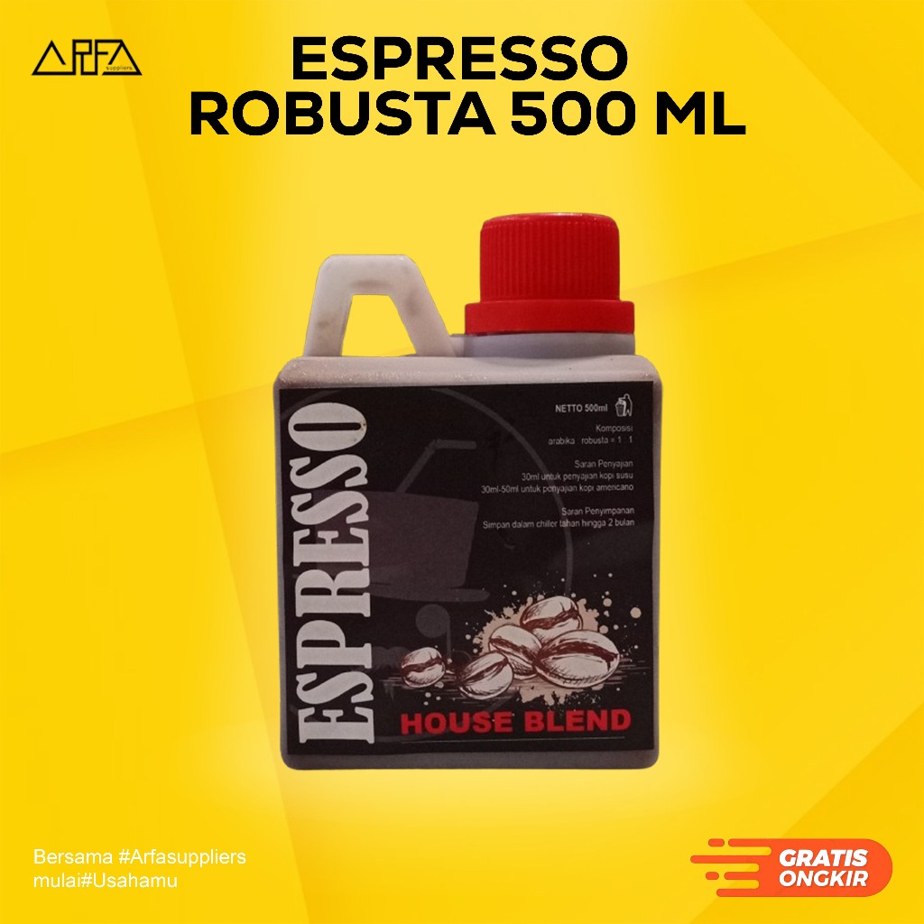 

Espresso Konsentrat Cair Houseblend 500ml