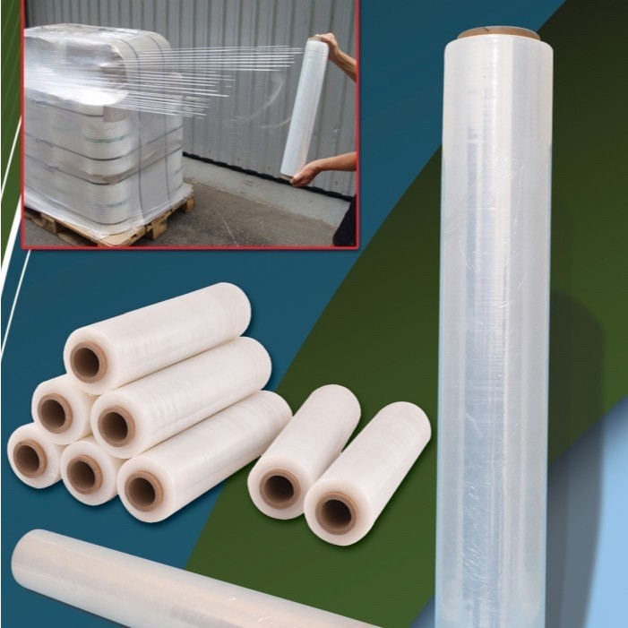 

Plastik wrapping 50cm x 250m wraping 50cm stretch film