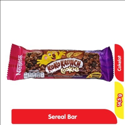 

Cookiebar Koko Krunch Nestle / Cereal Cookiebar Koko Krunch / Sereal Cookiebar Koko Krunch Nestle - 14.5 Gram