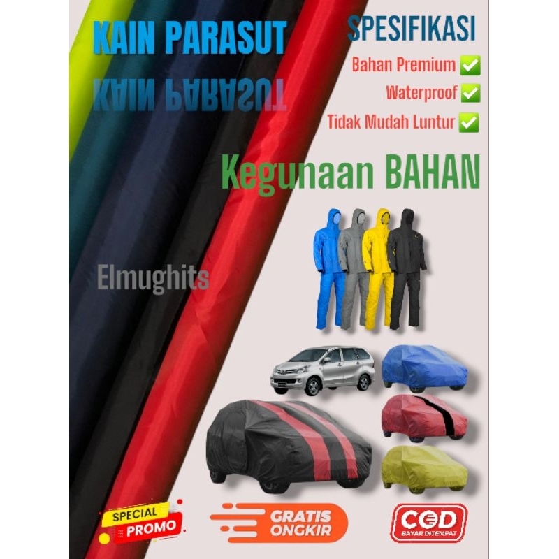 Kain Parasit/Kain Waterproof/Kain Murah