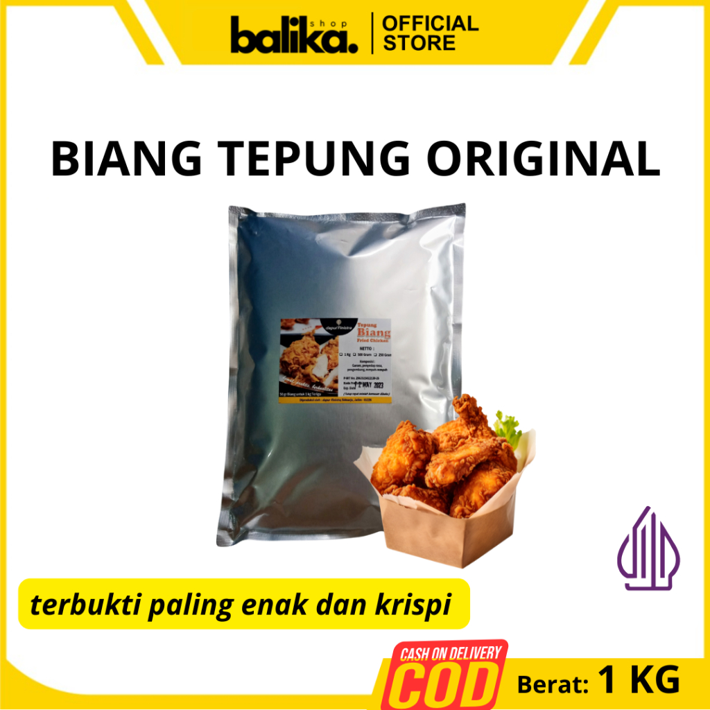 

Biang Tepung Fried Chicken Krispi 1kg