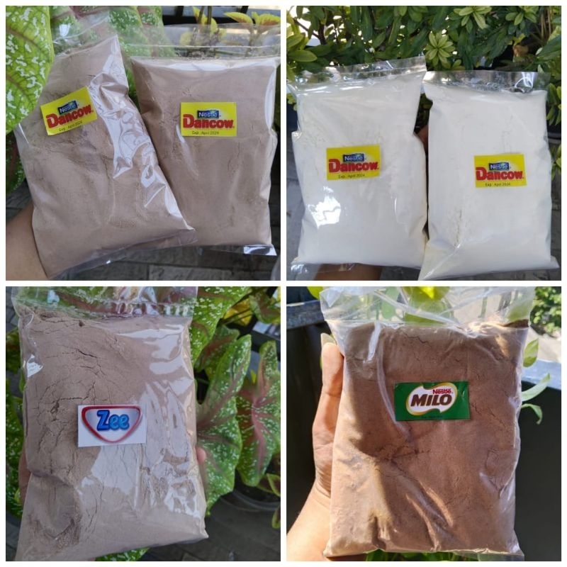 

susu bubuk dancow fullcream, coklat,, zee dan frisenflag 500gr