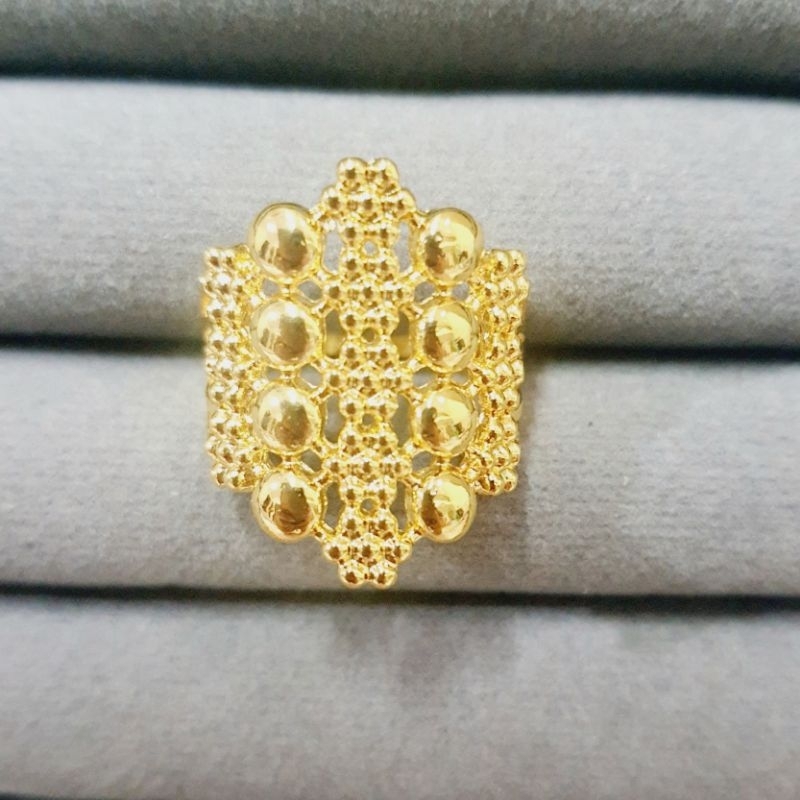 cincin xuping model dubai mevvah warna emas24k lapisan emas anti karat kualitas premium cocok dipaka