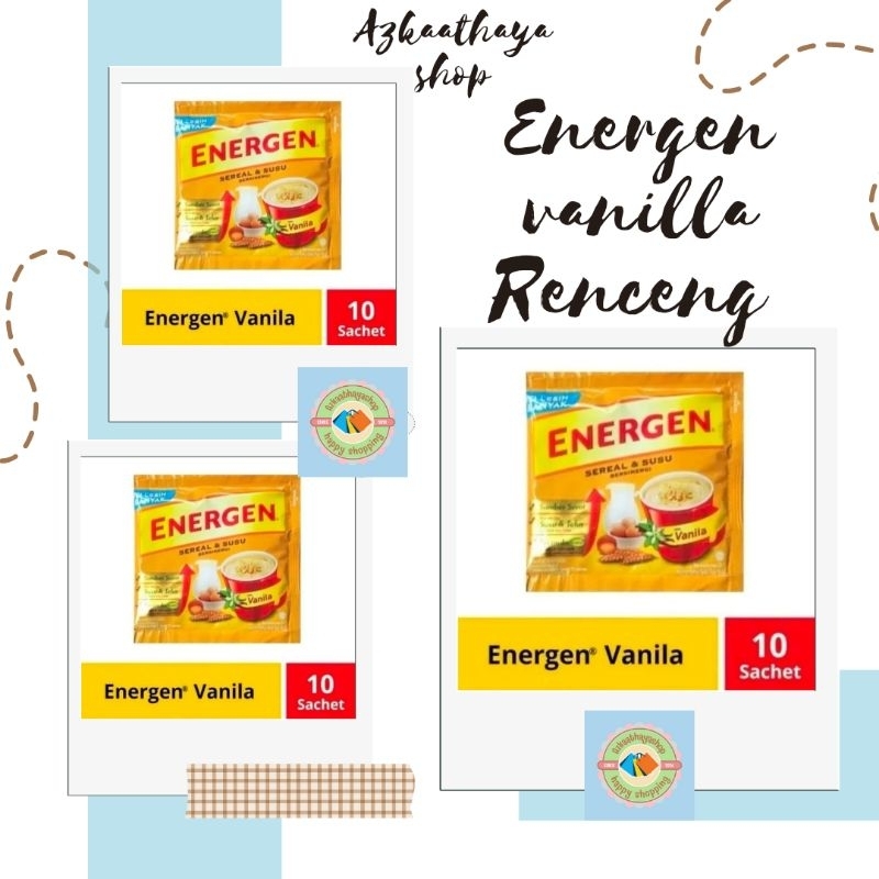 

ENERGEN VANILA RENCENG ISI 10 SACHET