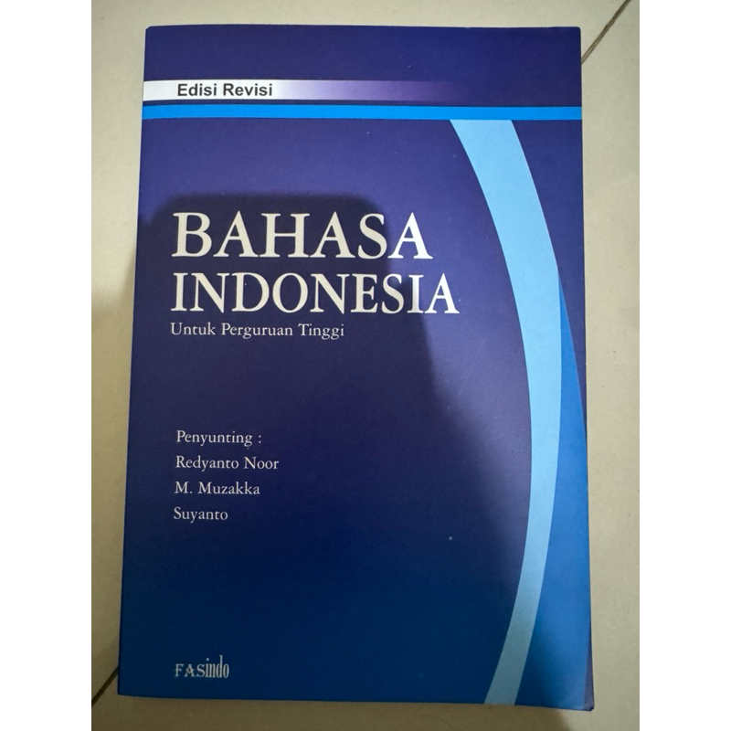 

Preloved buku Fasindo bahasa indonesia