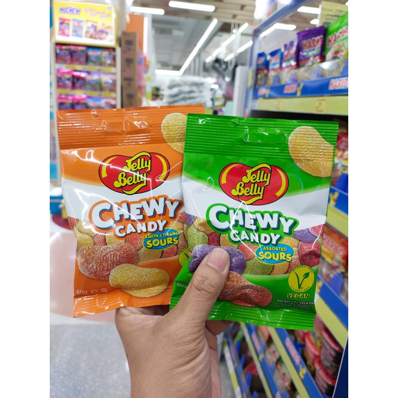 

OPEN PO Jelly Belly Chewy Candy Lemon And Orange Sours / Assorted Sours Import Thailand