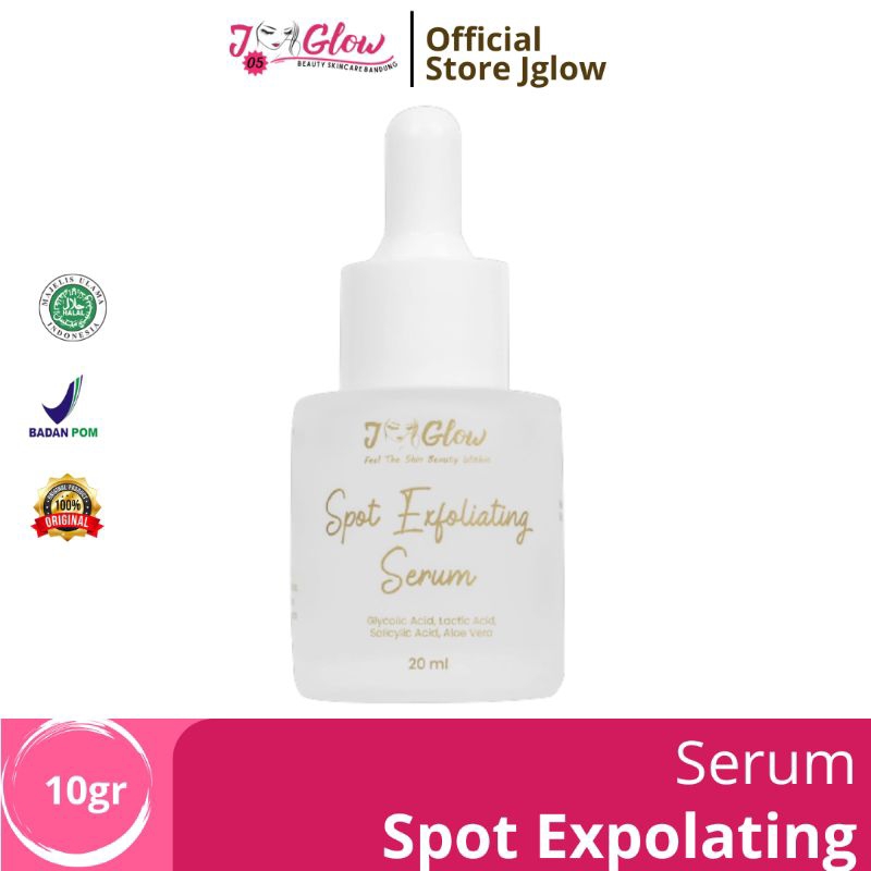 Jglow Skincare Spot Exfolating Serum Jglow Peeling Serum Perawatan Wajah Flek