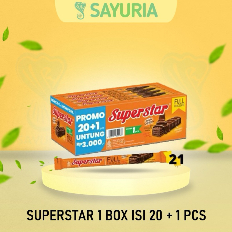 

SUPERSTAR Wafer - 1 box (20 pcs @16 gram)