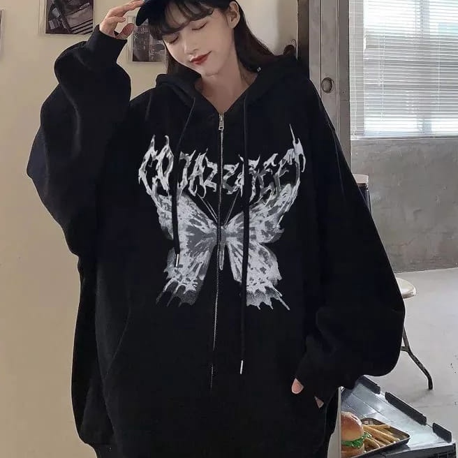 KF7 BUTTERFLY XL ZIPPER JAKET GOTHIC STYLE PH