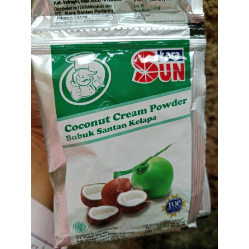 

Sun Kara Bubuk Santan Kelapa 1 Renceng isi 10 sachet